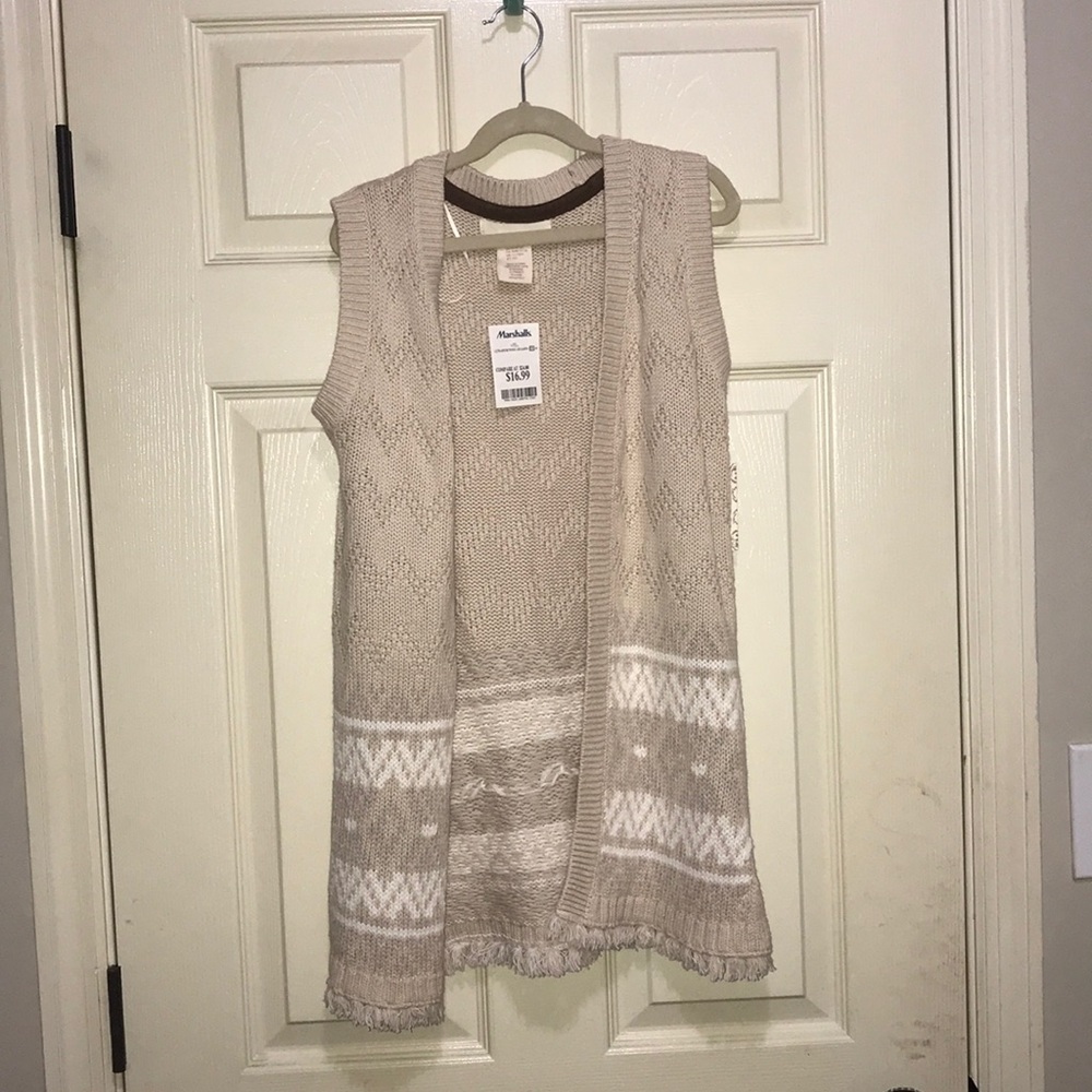 Knit vest